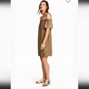 H&M OFF SHOULDER MODAL DRESS